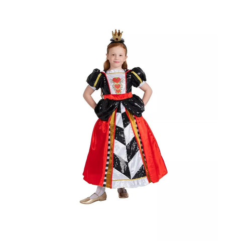 Queen of Hearts Girl's Costume