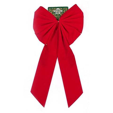 14" x 26" Red Velvet Bow