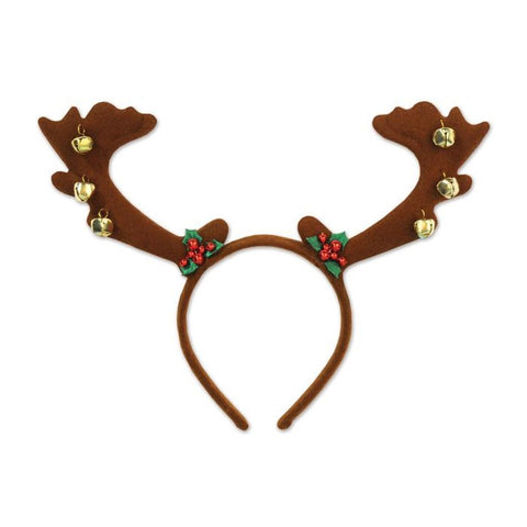 Reindeer Antlers with Bells