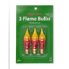 Red/Yellow Flame Bulbs - 3 Pack