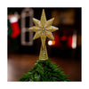 14" Gold Glitter Polaris Star Projector Treetop