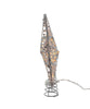 10" 20-Light Silver Star Treetop