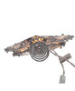 10" 20-Light Silver Star Treetop