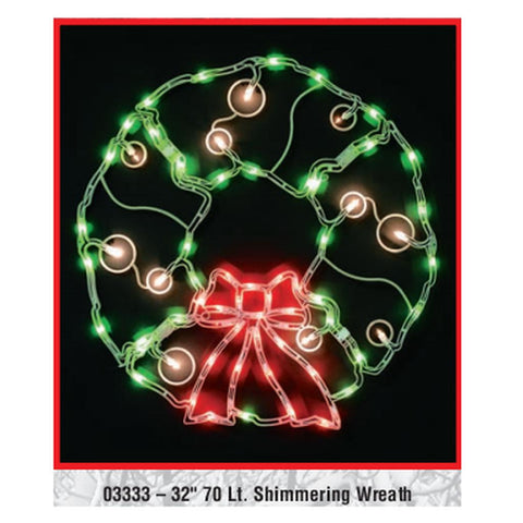 32" Shimmering Wreath