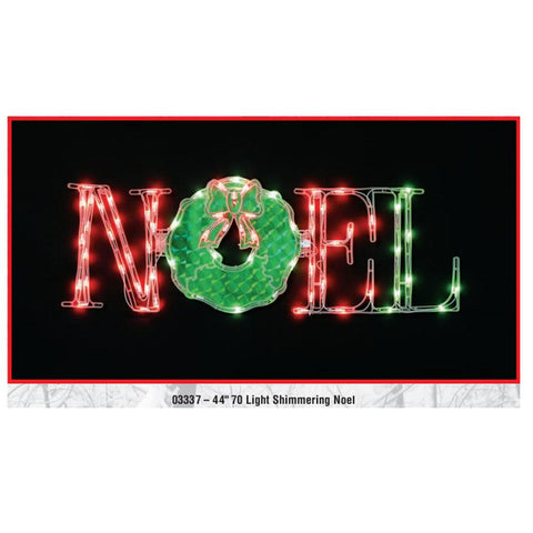 44" Shimmering Noel