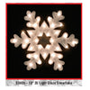 18" Glaze Snowflake