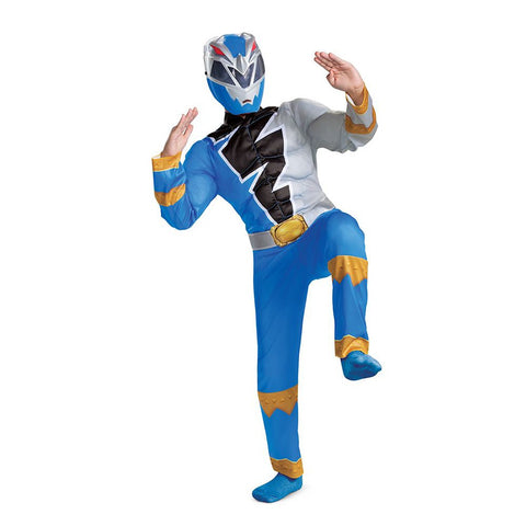 Boy's Blue Ranger Dino Fury Classic Muscle