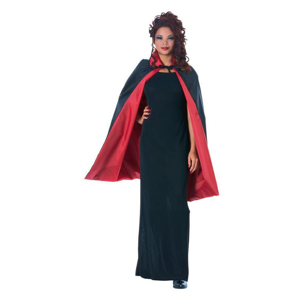 45" Reversible Black/Red Cape