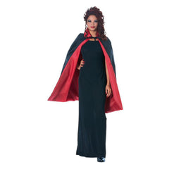 45" Reversible Black/Red Cape