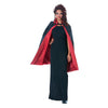 45" Reversible Black/Red Cape