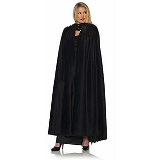 Rubie's Adult 45 Hooded Costume Cape, Black, One Size 