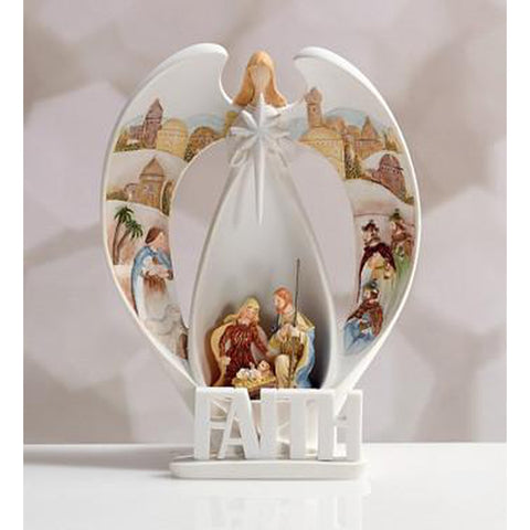 LED Angel Nativity