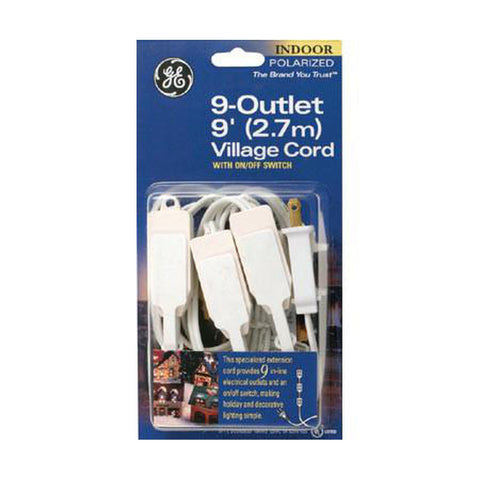 9' Indoor 9-Outlet Village Cord