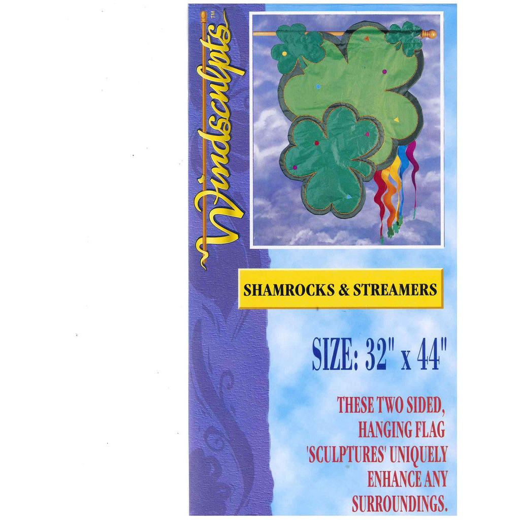 Shamrocks & Streamers Flag