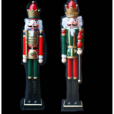 24" Slim Wood Nutcracker