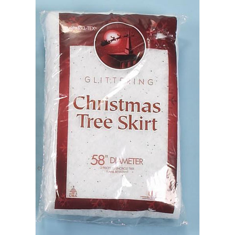 58" Glittered Tree Skirt
