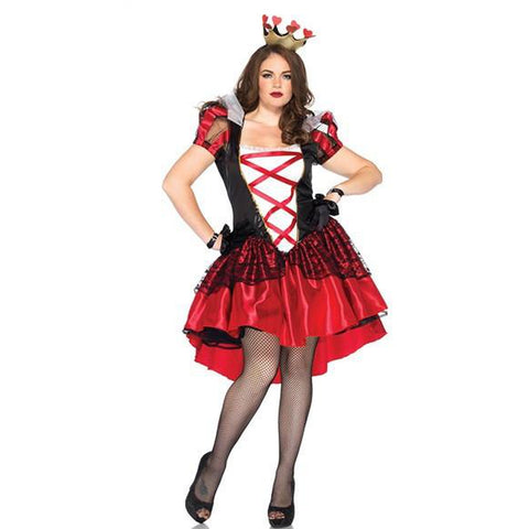 Royal Red Queen Plus Size Costume