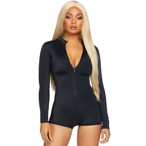 Short Black Romper Women's Costume
