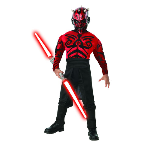 Deluxe Muscle Chest Darth Maul Boy's Costume