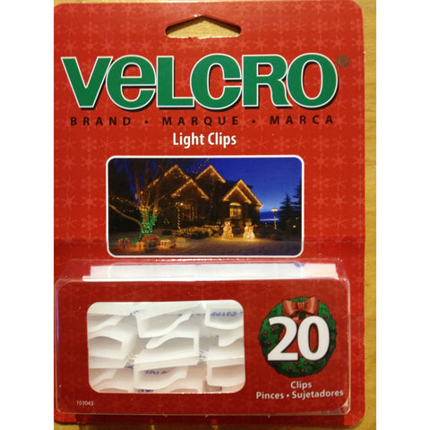 Velcro Light Clips-20 pack