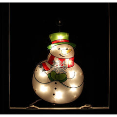 16" Shimmering Snowman