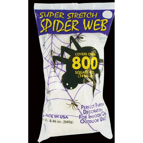 Super Stretch White Spider Web