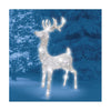 52" Elegant Morphing Buck Deer- Silver Woven Glitter