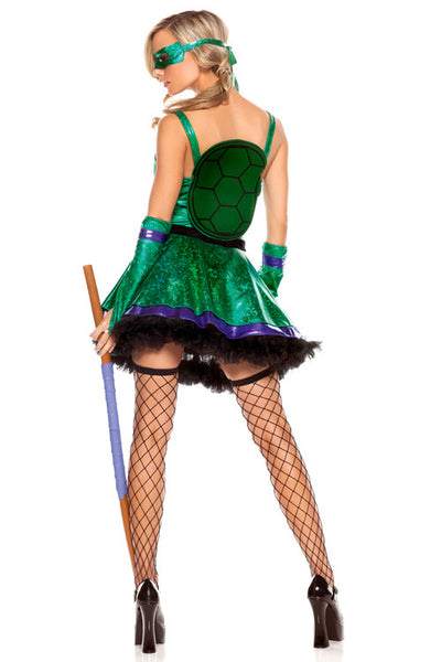knee length dresses for ladies Ninja Turtle Babe Women's Costume – State Fair Seasons
