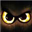 Lighted Shimmering Window Frame-Orange Eyes