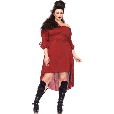 High Low Peasant Dress Plus Costume