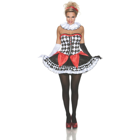 Miss Harlequin Adult Costume