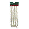 9' Ivory and Gold Bead Garland