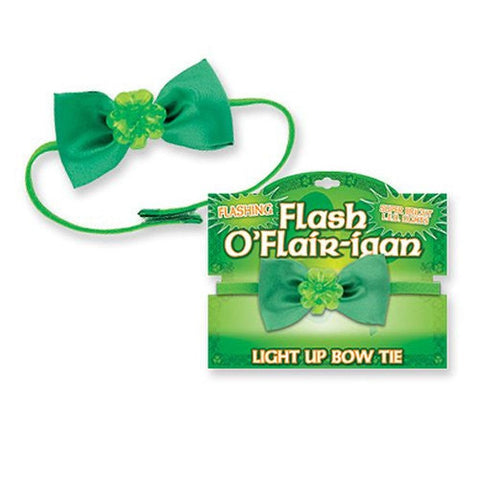 Flashing Shamrock Bow Tie