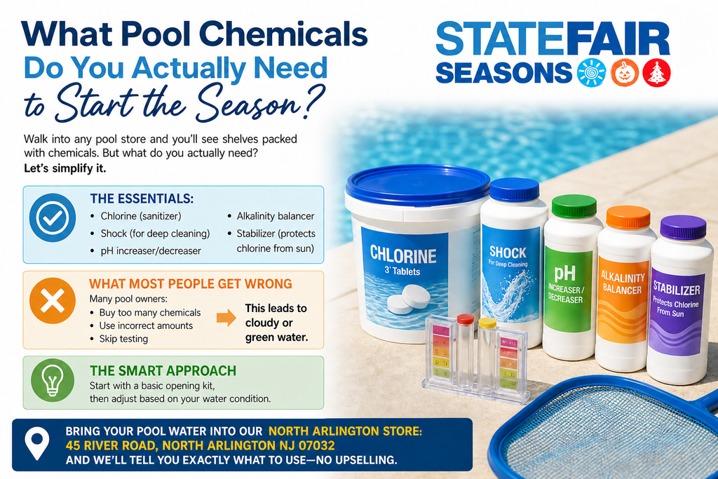 What Pool Chemicals Do You Actually Need to Start the Season?