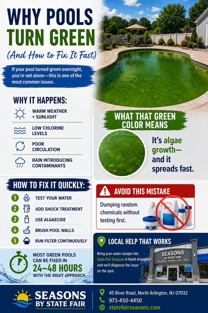 Why Pools Turn Green (And How to Fix It Fast)