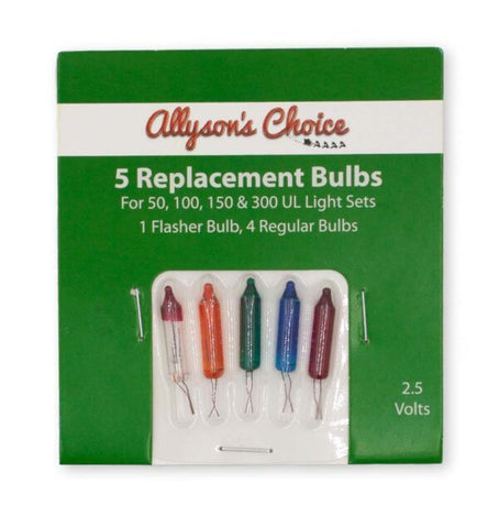 Mini Light Replacement Bulbs – Multi 5 Pack