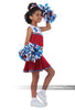 Team U.S.A Cheerleader Girl's Costume