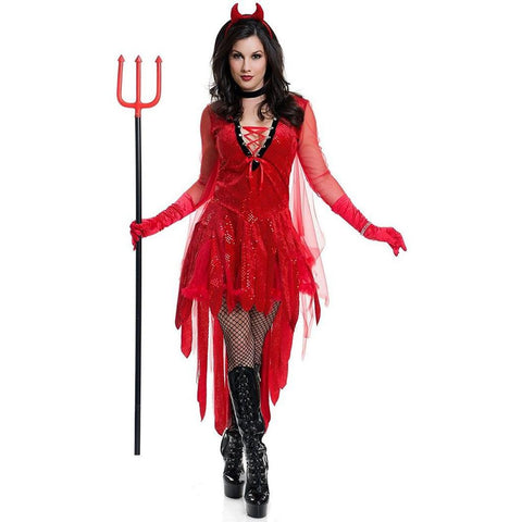 Red Hot Devil Women's Costume