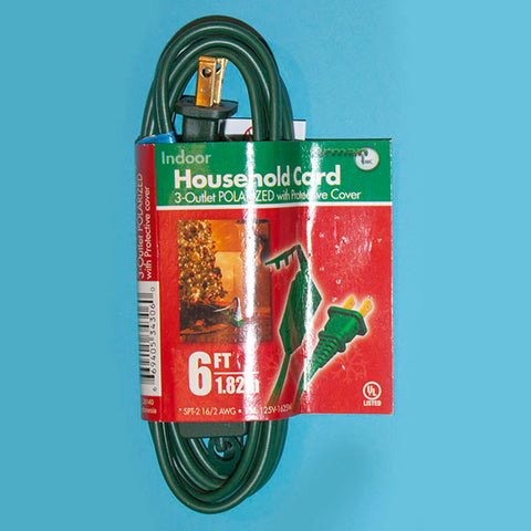 Green 6′ Extension Cord