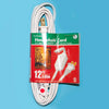 White 12′ Extension Cord