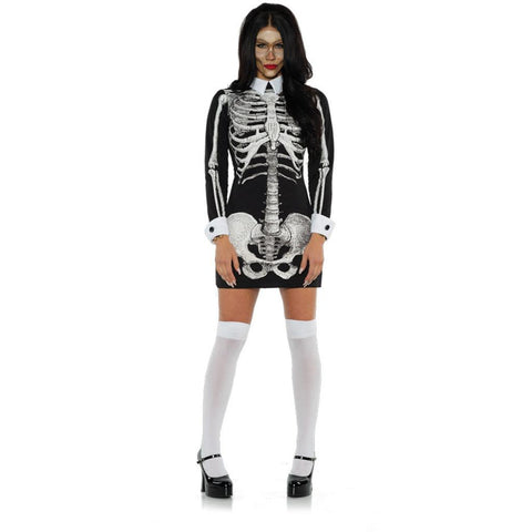 Skeleton Bones X-Ray Dress Women's Costume