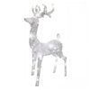 52" Elegant Morphing Buck Deer- Silver Woven Glitter