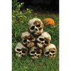 18" Skull Pyramid Yard Decor