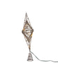 15" Warm White Fairy LED Silver Star Treetop