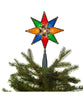 8" UL 10-Light Multicolored Star Treetop