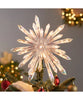 11.25" 30-Light Crystal Snowflake Treetop