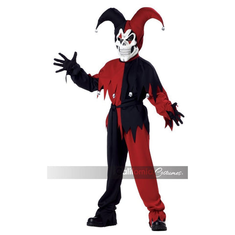 Evil Jester Boy's Costume