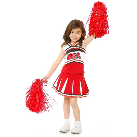 Team U.S.A Cheerleader Girl's Costume