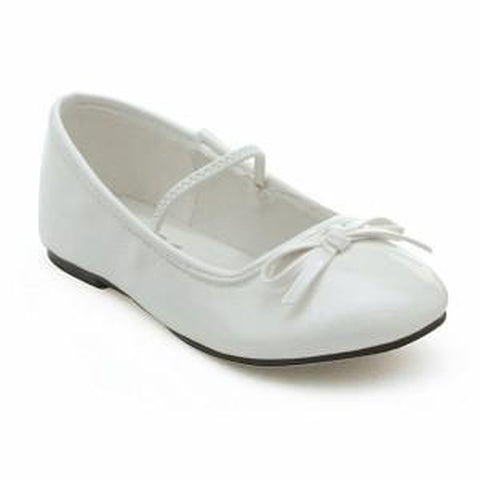 Girl's White Ballet Slippers