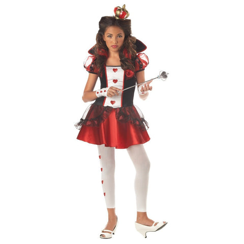 Queen of Hearts Girl's Costume